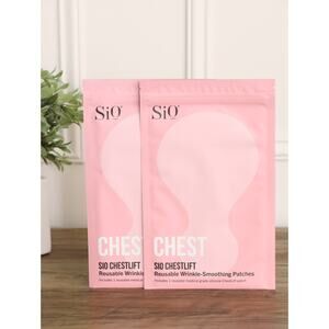 NIB Sio ChestLift Patch Set Anti Aging Wrinkle Smoothing Skincare Bundle Clean